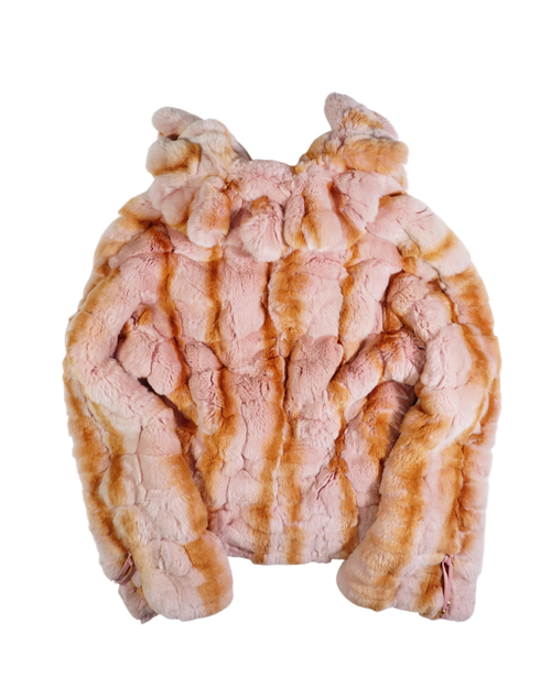 2000's Roberto Cavallie Pink Rabbit Fur Jacket