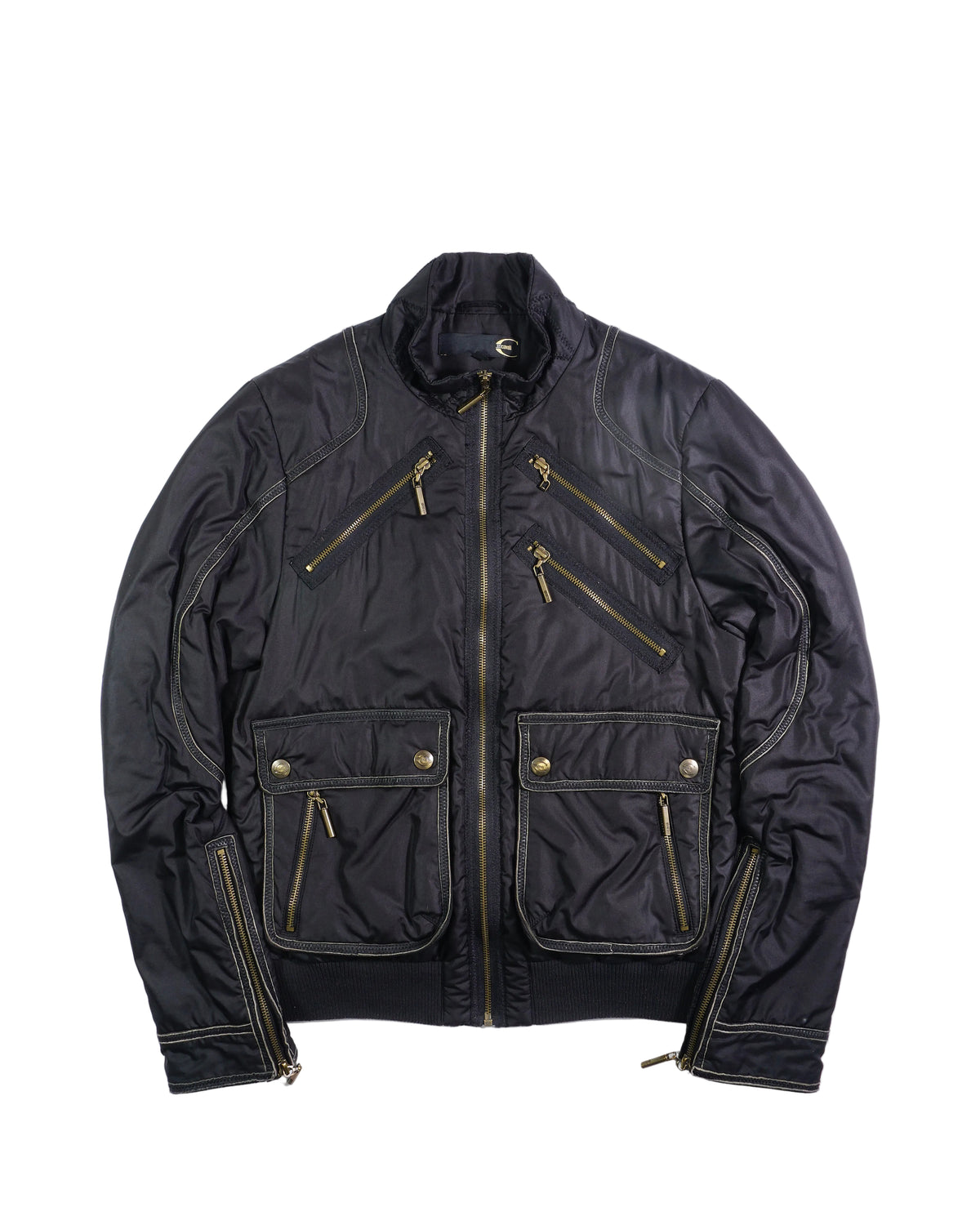 AW2007 Roberto Cavalli Multi Zip Moto Jacket