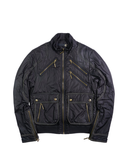 AW2007 Roberto Cavalli Multi Zip Moto Jacket