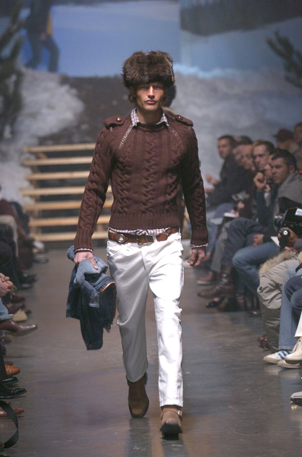 AW2004 Dsquared2 Runway Wool Knit Sweater - Amsterdam Vintage Clothing | AVC