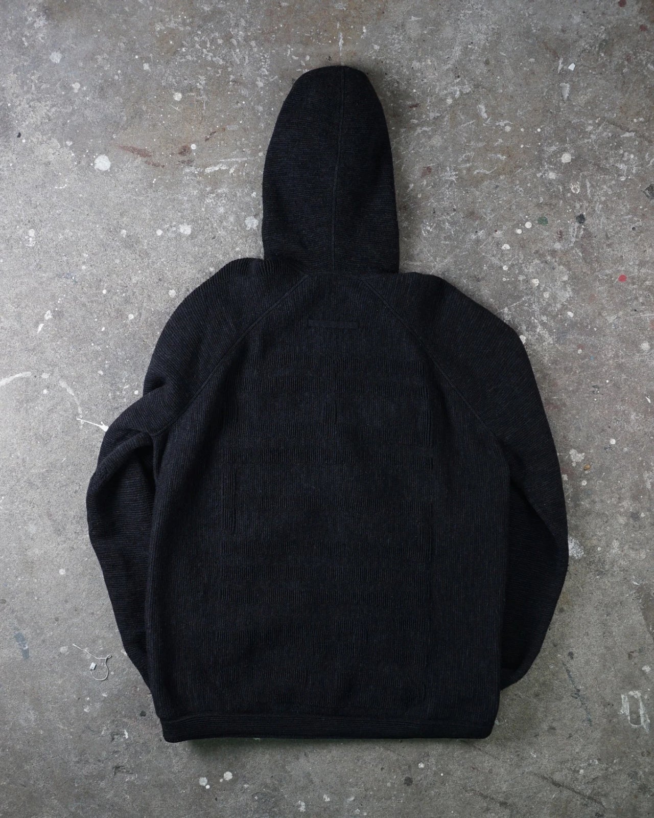 Jean Paul Gaultier Knit Hoodie Black