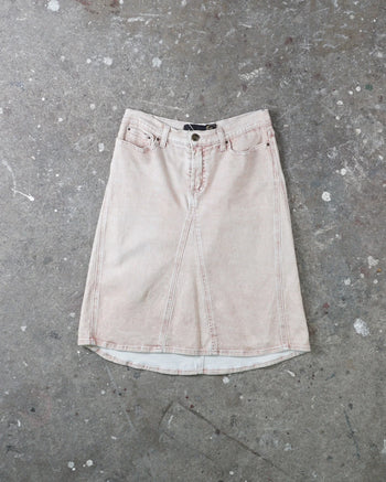 Cavalli Denim Skirt Beige