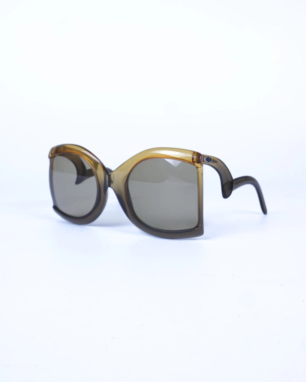 Dior D09 1970s Sunglasses Brown