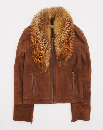 90’s Iceberg Suede Jacket Brown