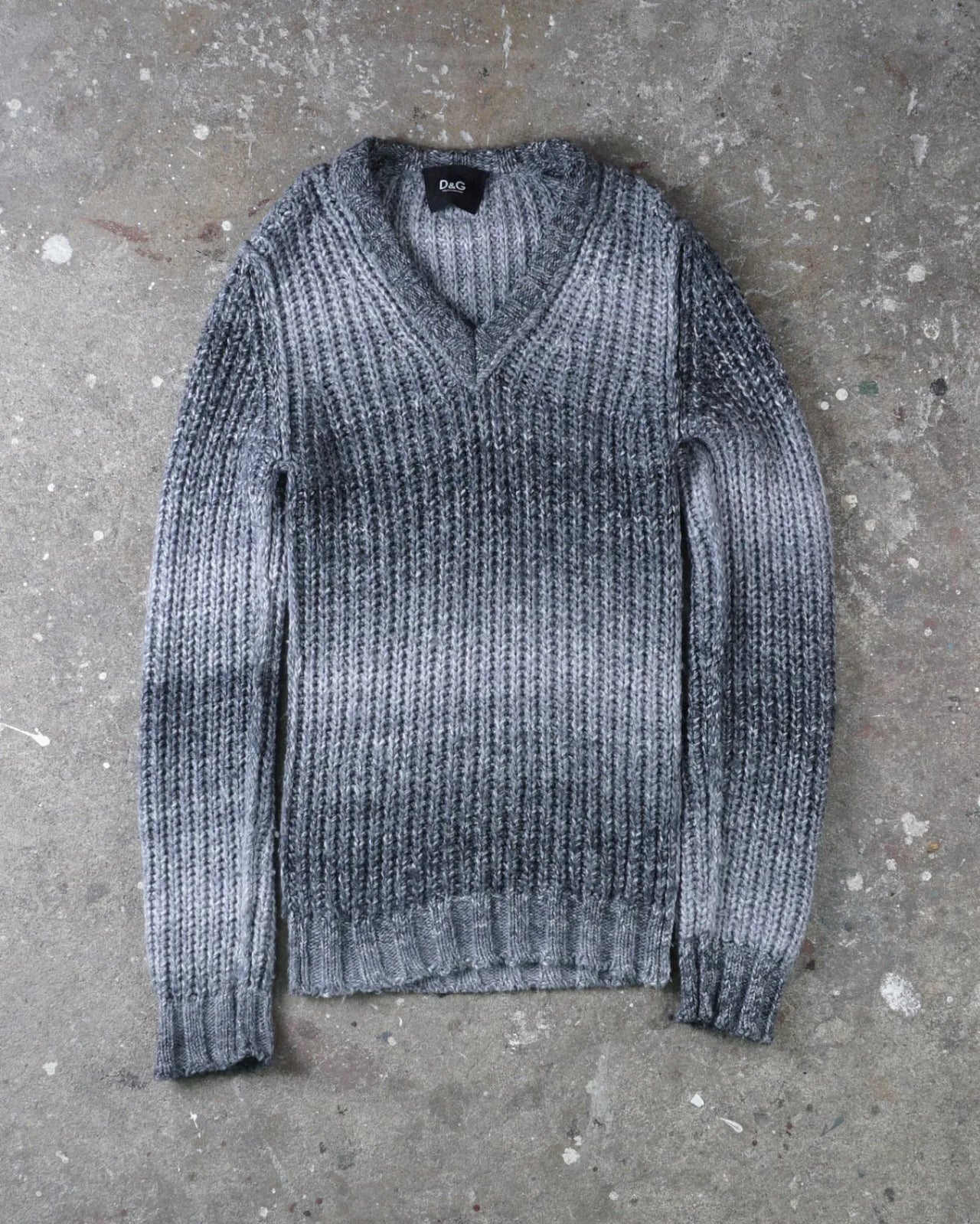 Dolce & Gabbana Sweater Gray AW2004