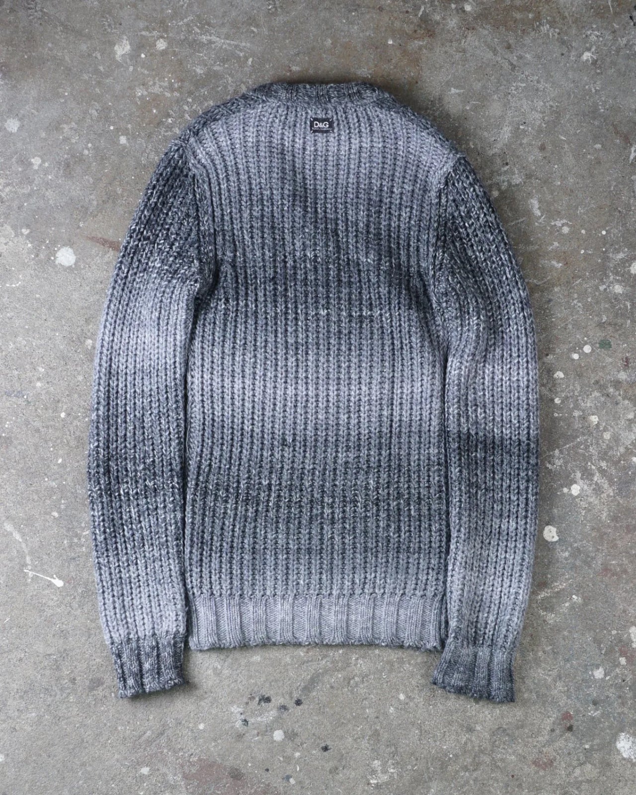 Dolce & Gabbana Sweater Gray AW2004