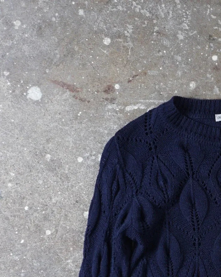 Armani Sweater Navy Top Left