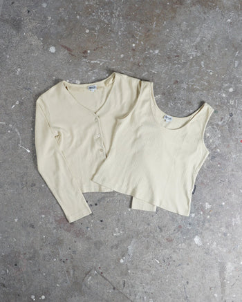 Dolce & Gabbana Set (cardigan And Tank Top) Beige