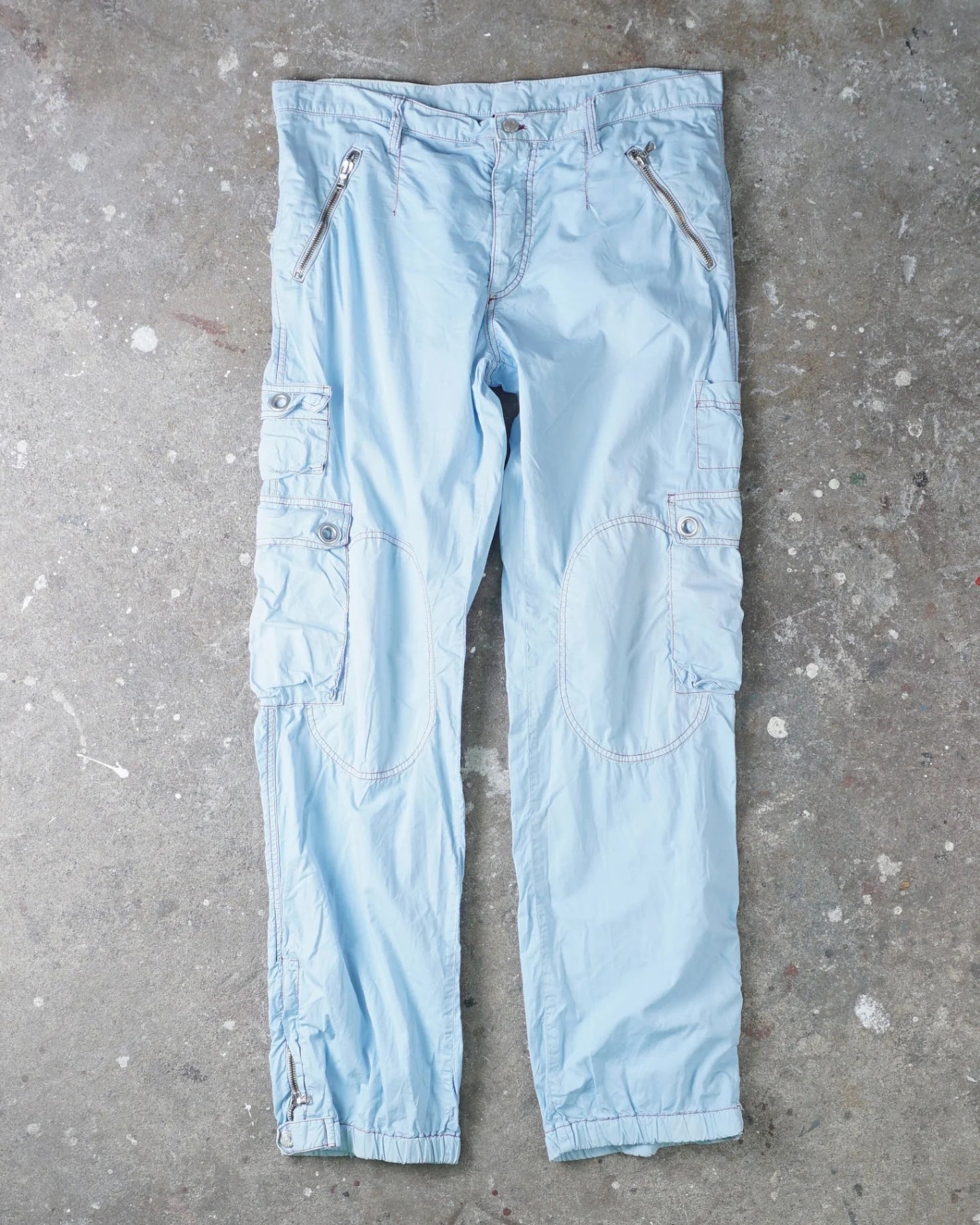 Dolce & Gabbana Cargo Pants Blue AW2004