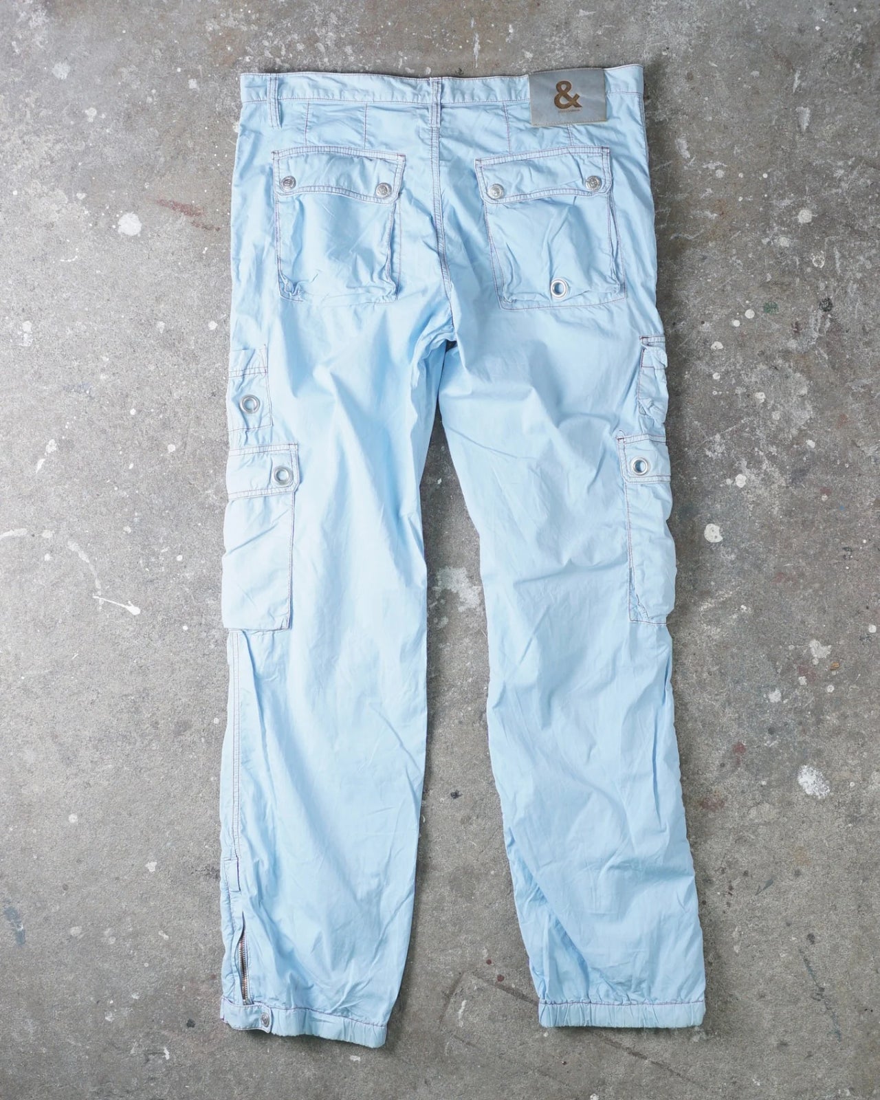 Dolce & Gabbana Cargo Pants Blue AW2004