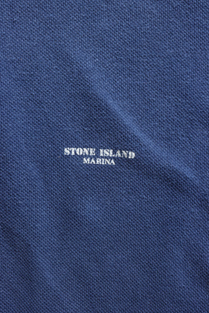 STONE ISLAND MARINA NAVY POLO SS1997 - Amsterdam Vintage Clothing | AVC