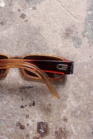 GUCCI BROWN SUNGLASSES - Amsterdam Vintage Clothing | AVC