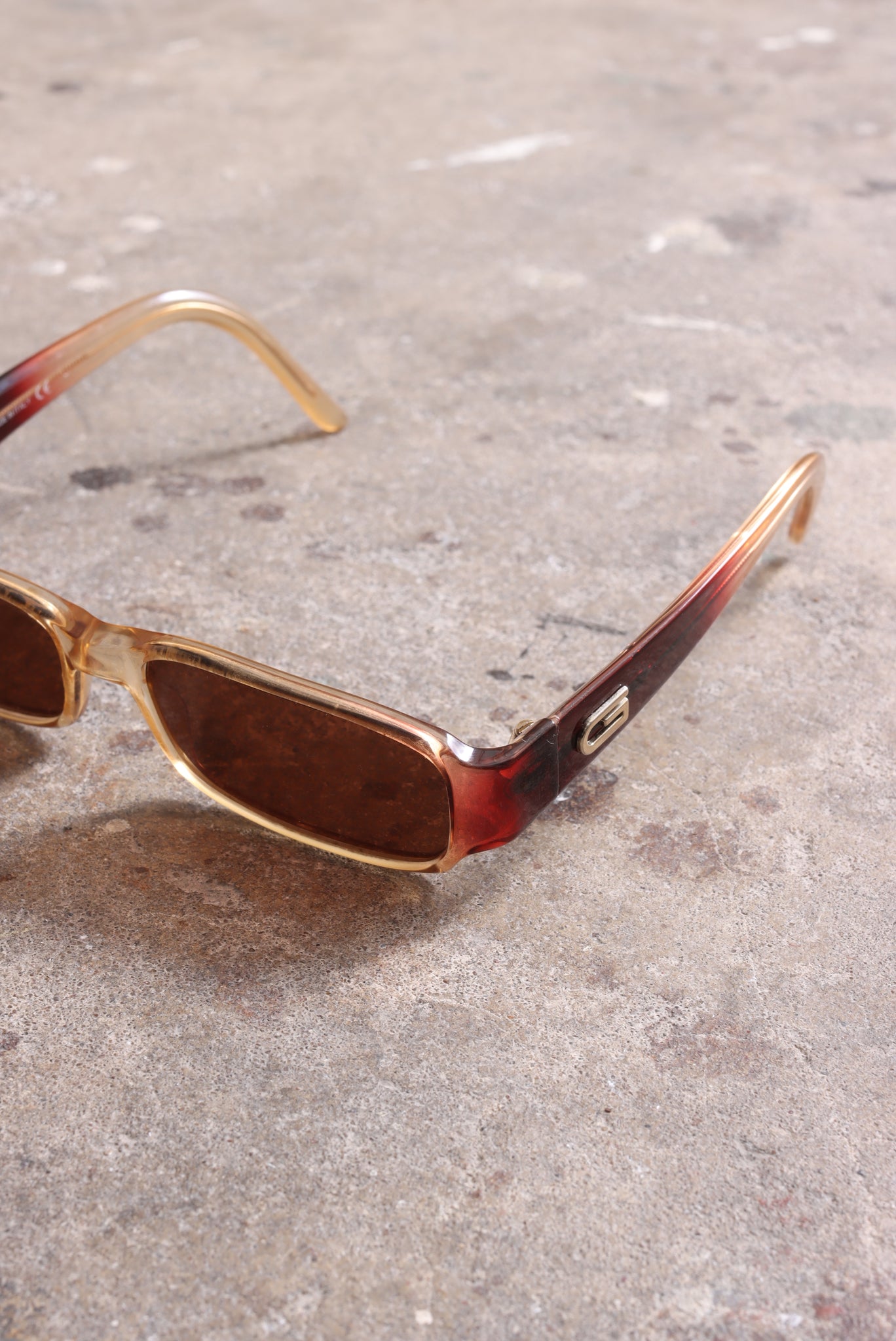 GUCCI BROWN SUNGLASSES - Amsterdam Vintage Clothing | AVC