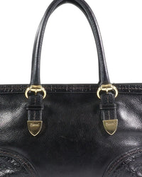 2000's Gucci Guccissima Black Leather Bag