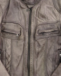 2000's Dolce & Gabbana Leather Jacket Gray