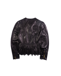 2000's Dsquared2 Leather Jacket Black