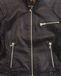 2000's Dolce & Gabbana Leather Jacket Black