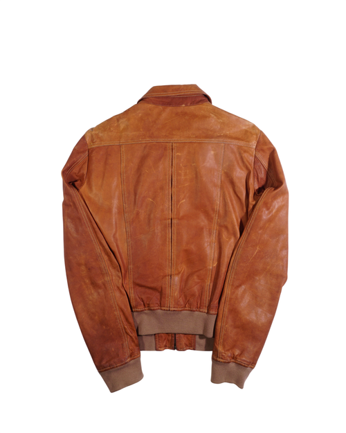 2000's Dolce & Gabbana Lambskin Jacket Brown