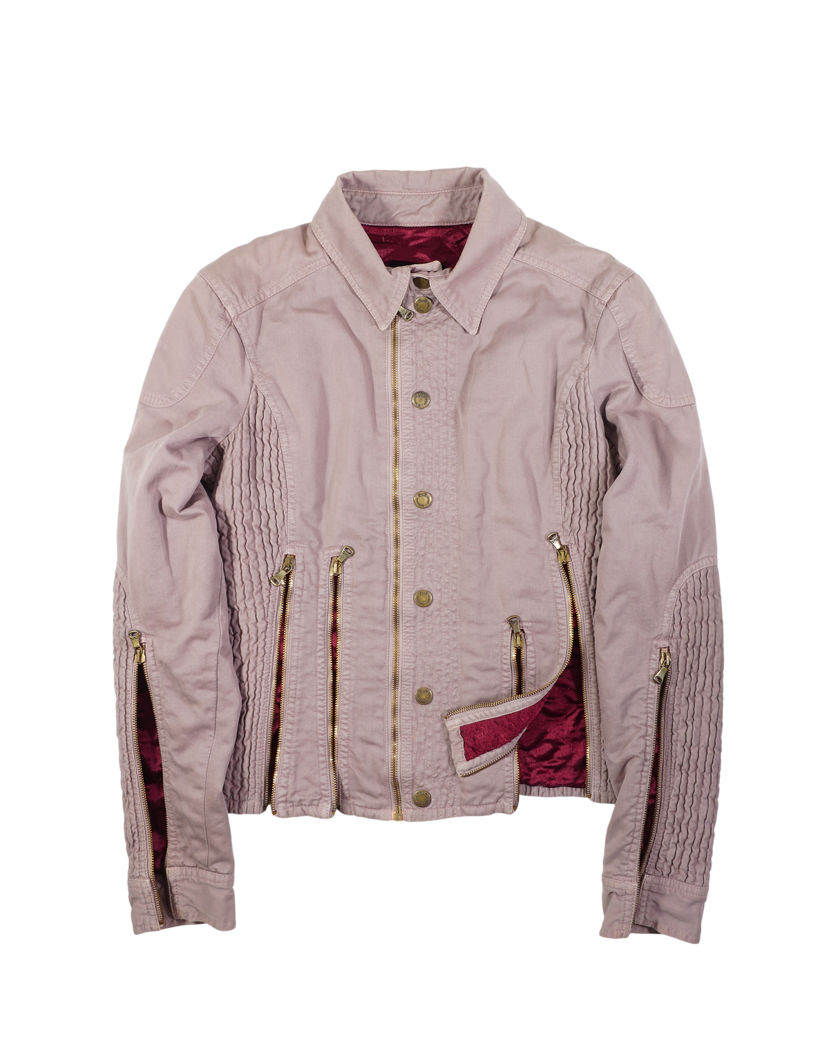 AW2003 Dolce & Gabbana Multizip Cotton Jacket