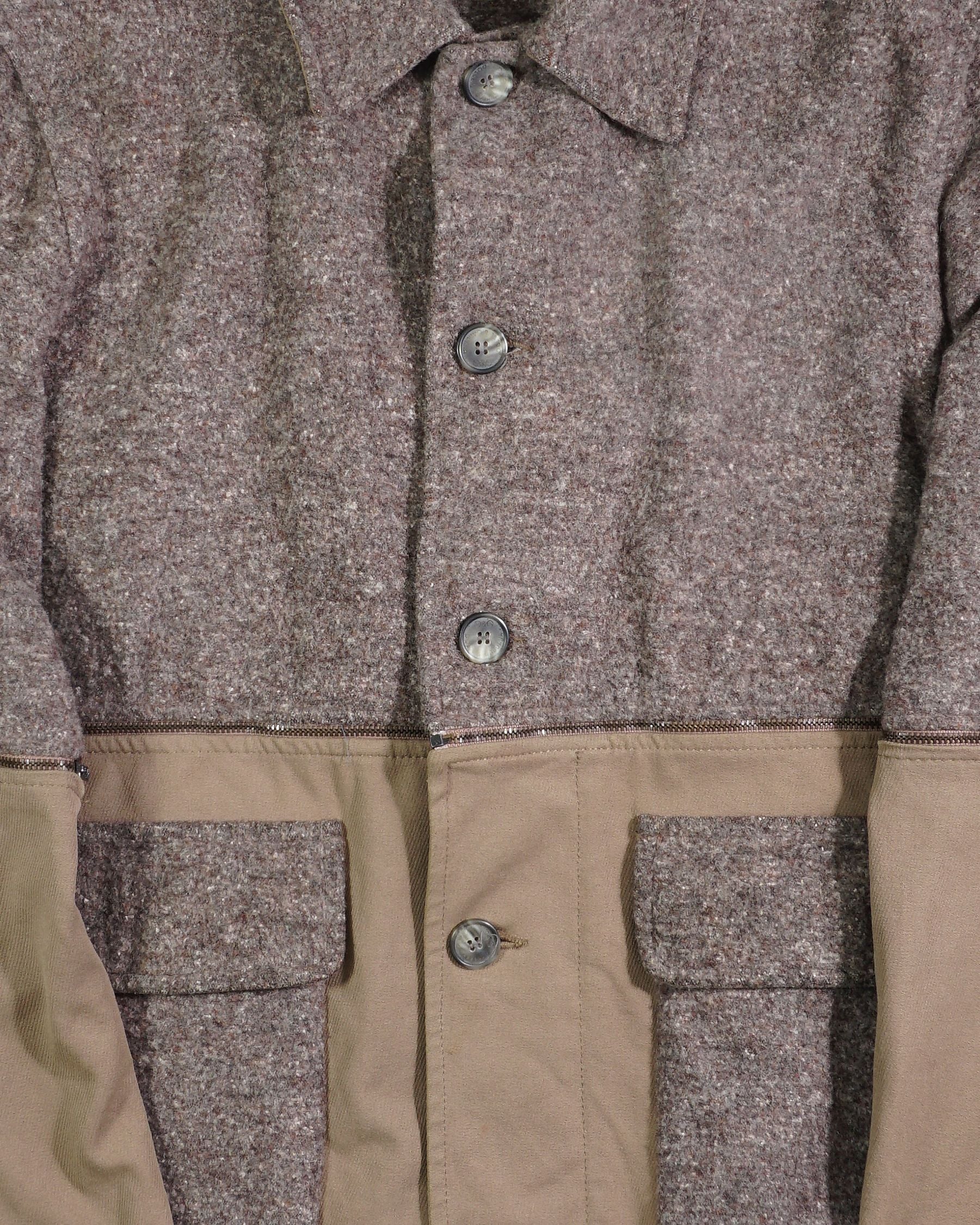 SS2007 Dolce &amp; Gabbana Wool Mix Zip Jacket