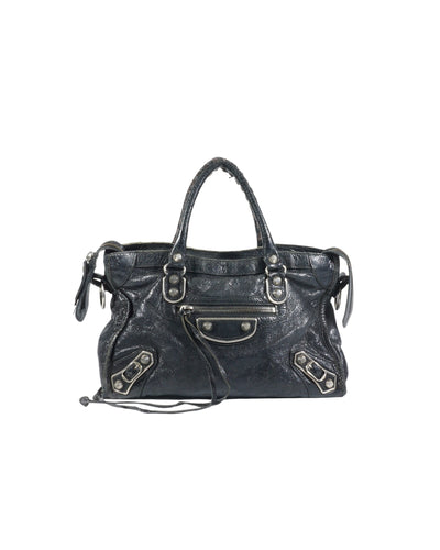 Balenciaga Motorcycle Classic Bag Black
