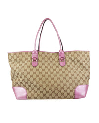 Gucci Pink Heart Canvas Bag