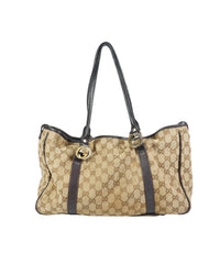 Gucci Double Logo Canvas Bag