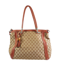 Gucci Canvas Bella Crossbody Bag